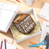 Wooden Spinning Pen Holder for Desk I'll Remember It Later Pencil Holder Cute Organizer Funny Desk Decor Pencil Case Art Supply Storage Box for Ho...