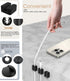 10PCS Nearockle Silicone Cable Clips Cord Organizer for Desk, Strong Adhesive USB Charger Cord Holder Cable Management, Office Car Desktop Nightst...