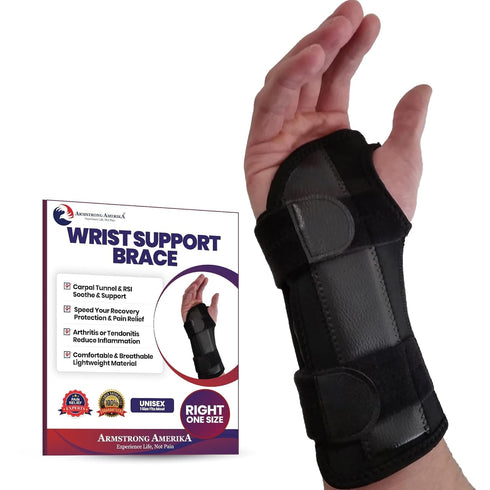 Carpal Tunnel Wrist Brace Night Support | Arm Brace Wrist Guard | Wrist Splint & Hand Brace | Carpal Tunnel Syndrome & Wrist Tendonitis Pain Relie...