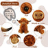 Stuffed Animals Highland Cows Cute Stuff Fluffy Cattle Dolls Skeleton Toys Figure Pillows Birthday Presents for Baby Kids Girls Boys Toddler Presc...