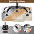 Bell Glides Replacement Office Chair or Stool Swivel Caster Wheels to Fixed Stationary Castors (Bell Glides Short)...