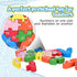 LovesTown Rabbit Wooden Puzzles, 26PCS Alphabet and Number Building Blocks Wood Jigsaw Puzzle for Kids Preschool...