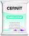Cernit Transparant Clay 56g, Translucent White, 7 x 5.5 x 1.5 cm...