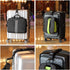 Vigorport Luggage Hook Strap,J Hook for add a Bag Luggage,Multi Adjustment Bag Strap Hook with Hands Free(Black-Large Size)...