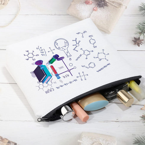 CMNIM Chemistry Cosmetic Bag Chemistry Gifts for Teacher Student Chemistry Makeup Bag Chemistry Lover Gifts Chemistry Themed Bag (Chemistry Cosmet...