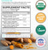 USDA Organic Turmeric Curcumin with Black Pepper and Ginger (2 Month Supply) Joint Support Supplement with Tumeric and Ginger Root Powder - Organi...