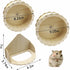 Hamiledyi Wooden Hamster Wheel, Small Pets Exercise Wheel, Silent Running Wheel for Gerbil, Mice, Guinea Pigs, Dwarf Syrian Hamster (8.26in)...