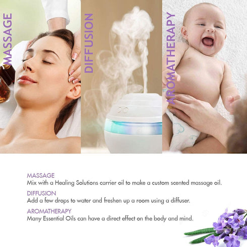 Healing Solutions - Best Blends Essential Oils Set (6x10ml) Pure for Gift Diffusers, Home - Essential Oils Wellness Set...