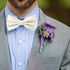 Bow Ties for Men, Men’s Pre-Tie Bow Tie Satin Silk Adjustable Bow Tie Cufflinks Hanky Sets With Gift Box...