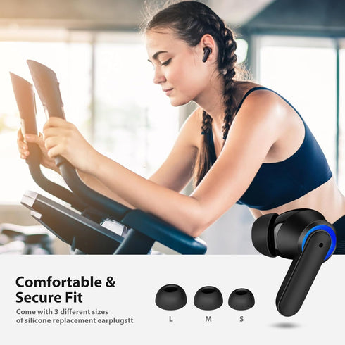 Wireless Earbuds for iPhone 15 Pro Max 14 Plus 13, 5.3 Bluetooth Headphones Noise Cancelling Ear Buds with Mic Bass Stereo for Samsung Galaxy S24 ...