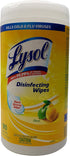 Lysol Disinfecting Cleaning Wipe, 8" x 7", White...