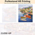 TUMOVO Paint by Numbers for Adults Landscape, DIY Oil Painting Location Boat Lake Forest Clouds Reflection Acrylic Paint by Number Kits for Kids A...
