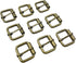 20Pcs Sliver Metal Roller Buckle Ring ZQMALL for Hardware Belt Bags Ring Hand DIY Accessories - (Bronze 15mm) Q2324...