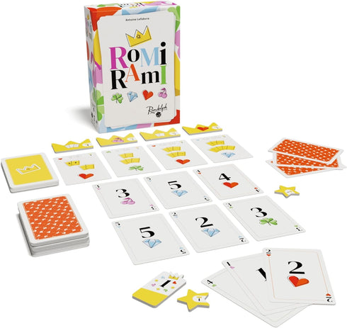 Romi Rami | Rummy Inspired Card Game | Ages 8+ | 2 to 4 Players | 30 Minutes...