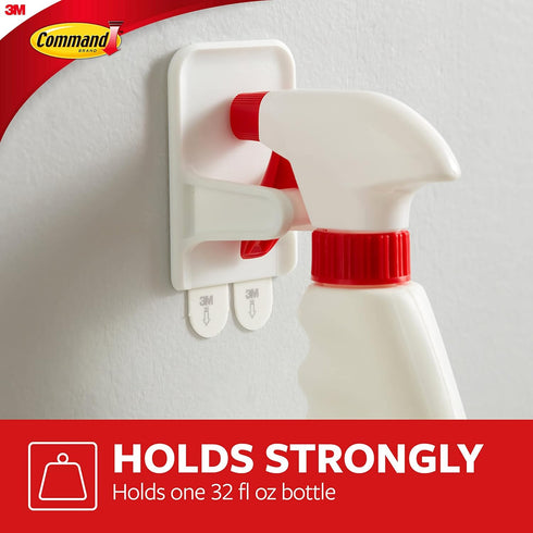 Command Spray Bottle Hanger with 2-Strips, 2-Pack, Organize Damage-Free...