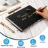 6 Pcs Upgrade Metallic Marker Pens, Gold Metallic Permanent Markers for Paper, Glass, Fabric, Rock Painting, Gift Card Making, Scrapbook Album, Ar...