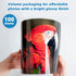 Uinkit 37lb Thin Flyer Paper Glossy 8.5x11 Inkjet 100 Sheets Single Side DIY Chip Bag 135gsm Photos Picture for Inkjet Printer with Dye Ink Printe...