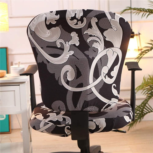 Melaluxe Computer Office Chair Covers - Protective & Stretchable Universal Chair Cover Stretch Rotating Chair Slipcover...