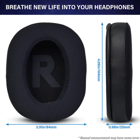 Earpads Cushions Replacement for Logitech G Pro, G Pro X, G Prox 2 Headphones, Cooling Gel Ear Pads with Noise Isolation Foam, Added Thickness...