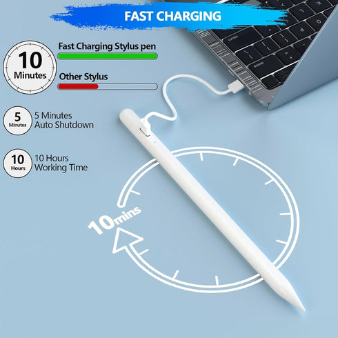 Stylus Pen for Touch Screen, Active Stylus Pen for iPhone Samsung Lenovo Google Pixel Smart Phone iOS/Android and Other Tablets, Smart Digital Sty...