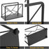 Modern Mail Holder for Home Office, Metal Letter Organizer Sorter for Desk, Cutout Mail Envelope Design, Bill Filling Paper Document Rack, Envelop...