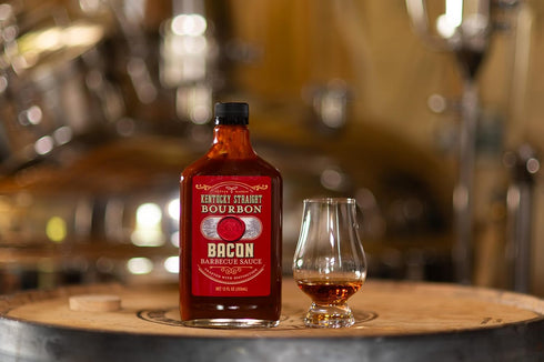 Kentucky Straight Bourbon Barbecue Sauce Bacon | | Perfect for Grilling | Condiment for Chicken, Ribs, Veggies | Rich & Savory Flavor | 12 Fl Oz...