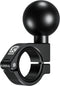 BRCOVAN Aluminum Alloy Handlebar Clamp Mount Base with 1.5'' TPU Ball, Fit on 0.875''/1''/1.125''/1.26'' Round Rails, Compatible with RAM Mounts C...