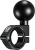 BRCOVAN Aluminum Alloy Handlebar Clamp Mount Base with 1.5'' TPU Ball, Fit on 0.875''/1''/1.125''/1.26'' Round Rails, Compatible with RAM Mounts C...