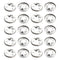 Bettomshin 100Pcs M6 x 15mm Internal Tooth Starlock Washers, 304 Stainless Steel Bearing Clamp Push On Speed Clips Fasteners, Quick Speed Locking ...