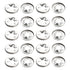 Bettomshin 100Pcs M6 x 15mm Internal Tooth Starlock Washers, 304 Stainless Steel Bearing Clamp Push On Speed Clips Fasteners, Quick Speed Locking ...