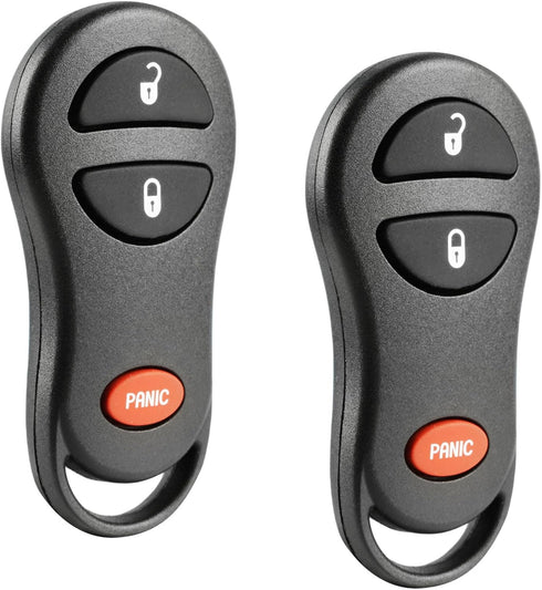 Key Fob fits 1999-2005 Chrysler Dodge Keyless Entry Remote (04686481), Set of 2...