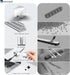304 Stainless Steel Cable Holder, Aesthetic Cute Desk Accessories, Office Computer Desk Organizers, Cord Management, Charger Keeper, Charging Wire...