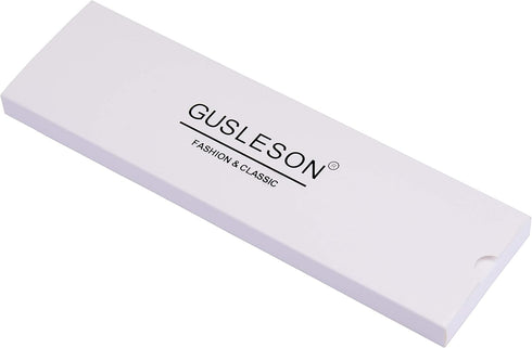 GUSLESON Fashion 1.58"?4cm? Solid Color Necktie and Pocket Square Sets For Men + Gift Box...