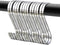 YourGift 20 Pack Flat S Hooks Stainless Steel 3 inches S Shaped Hanging Hooks for Kitchen, Bathroom, Bedroom and Office (Medium)...