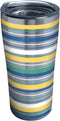 Tervis Fiesta Meadow Stripes Triple Walled Insulated Tumbler Travel Cup Keeps Drinks Cold & Hot, 20oz, Stainless Steel...