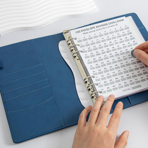 100 Envelopes Money Saving Challenge, Savings Challenges Book with Envelopes & Challenge Tracker, Motivational Process to Save $5050, 100 Envelope...