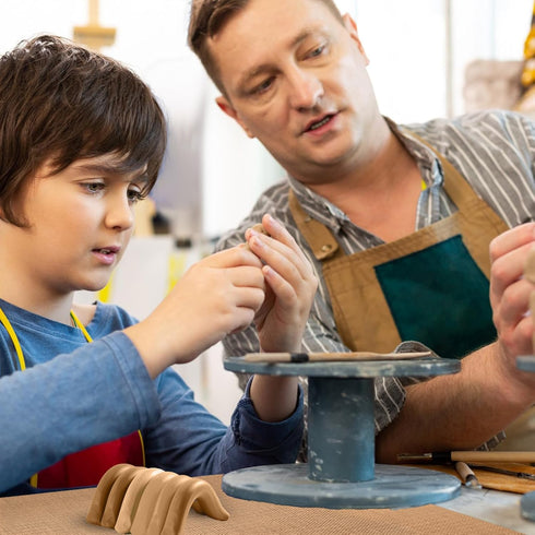 Clay Mat for Sculpting 5 Pack Non Skid Mat Nonstick Heat-Resistant Polymer Clay Craft Mat for DIY Crafts Projects, Clay Pottery, Bake Clay Tool Ov...