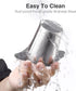 IPOW 2 Pack Extra Fine Mesh Coffee Filter with Coaster Lid and Double-sided Handle, Micron Mesh Tea Infuser for Loose Tea, Food-grade Stainless St...