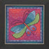 Dragonfly Fuchsia Beaded Counted Cross Stitch Kit Mill Hill 2019 Laurel Burch Flying Colors Collection LB141913...