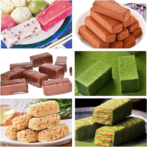 JOERSH 2pcs Granola Bar Mold, Rectangle Silicone Candy Molds for Baking Energy Bars Chocolate Bar Mold/Protein bars/Ganache/Brownie/Cheesecake/Cor...