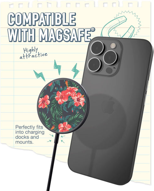 Smartish Wireless Charger Compatible with MagSafe for iPhone 15- Charge Dinghy - 7.5W Fast Charging for iPhone 15/14/13/12 Series/AirPod 3 [USB-C ...