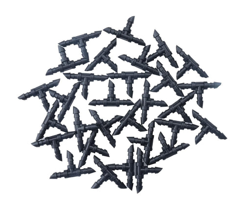 Sowaka 30 Pcs Drip Irrigation Fittings Kit Black 1/4 Inch Tube End Goof Hole Plugs Irrigation Stoppers for Drip Systems Home Garden Lawn Supplies ...