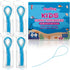 Preteen Kids Floss Threaders, Deep Clean Orthodontic Threader Floss for Braces, Bridges, and Implants 200PCS (4Pack)...