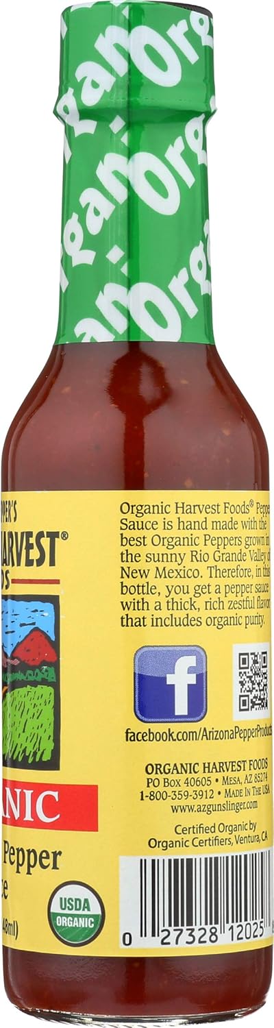 Organic Harvest, Sauce Habanero Organic, 5 Ounce...
