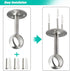 Creatyi Heavy Duty Closet Rod Brackets Closet Shower Curtain Rod Bracket Ceiling-Mount Brackets Closet Rod Holders Closet Pole Sockets Closet Rod ...