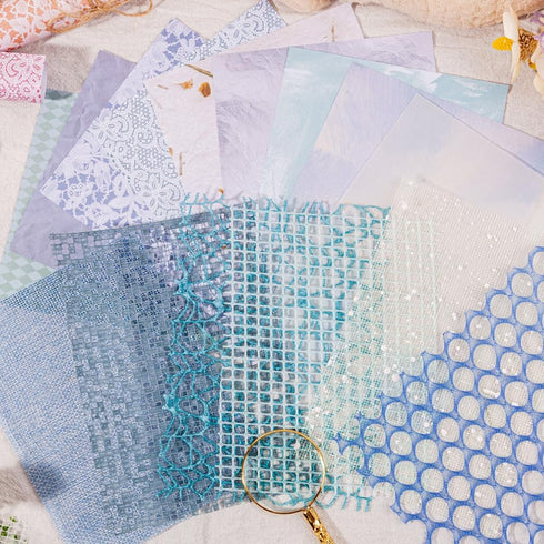 15Pcs Scrapbook Textured Paper for Journaling Junk Journal Card Making DIY Project Paper Art Craft Supplies, Handmade Special Mix Material, 4.7×6....