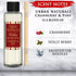 Urban Naturals Holiday Cranberry & Pine Scented Oil Reed Diffuser Refill | Cranberry, Holly Berries and Frosted Fir Needles | Includes a Free Set ...