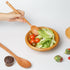 Wooden Spoons for Cooking, 3-Piece Wooden Utensil Set, Wooden Spoons and Spatula for Cooking, Serving, Natural Wood, Non-Stick, Smooth Surface, La...