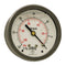 Winters 2-1/2" Dial Size, Liquid Filled Industrial Pressure Gauge, Brass Internals, 304 Stainless Steel Case, Dual Scale 30 inch Hg-0 Vac/kPa, 1.5...