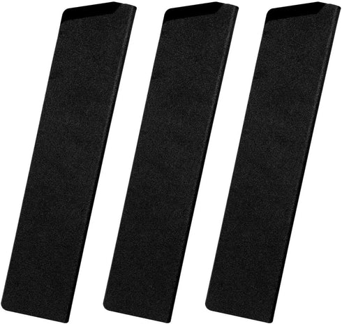 XYJ 3pcs/set Safety Knife Sheath Sleeves,Universal Knife Edge Guards For 10'' Kitchen Knife,Black ABS Knife Cover Case,Blade Guard Protectors,Chef...